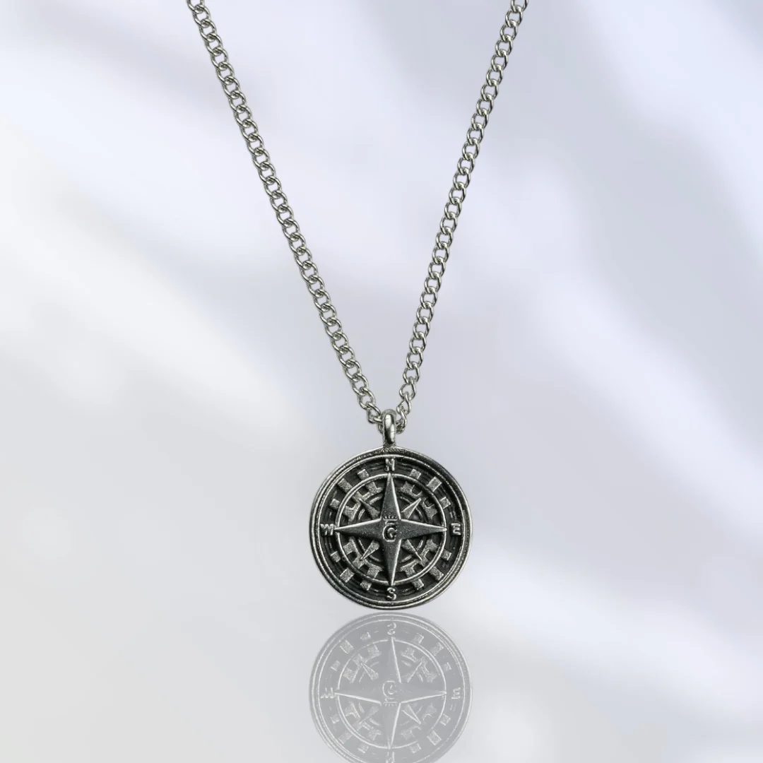 Compass Pendant & Chain - Image 5